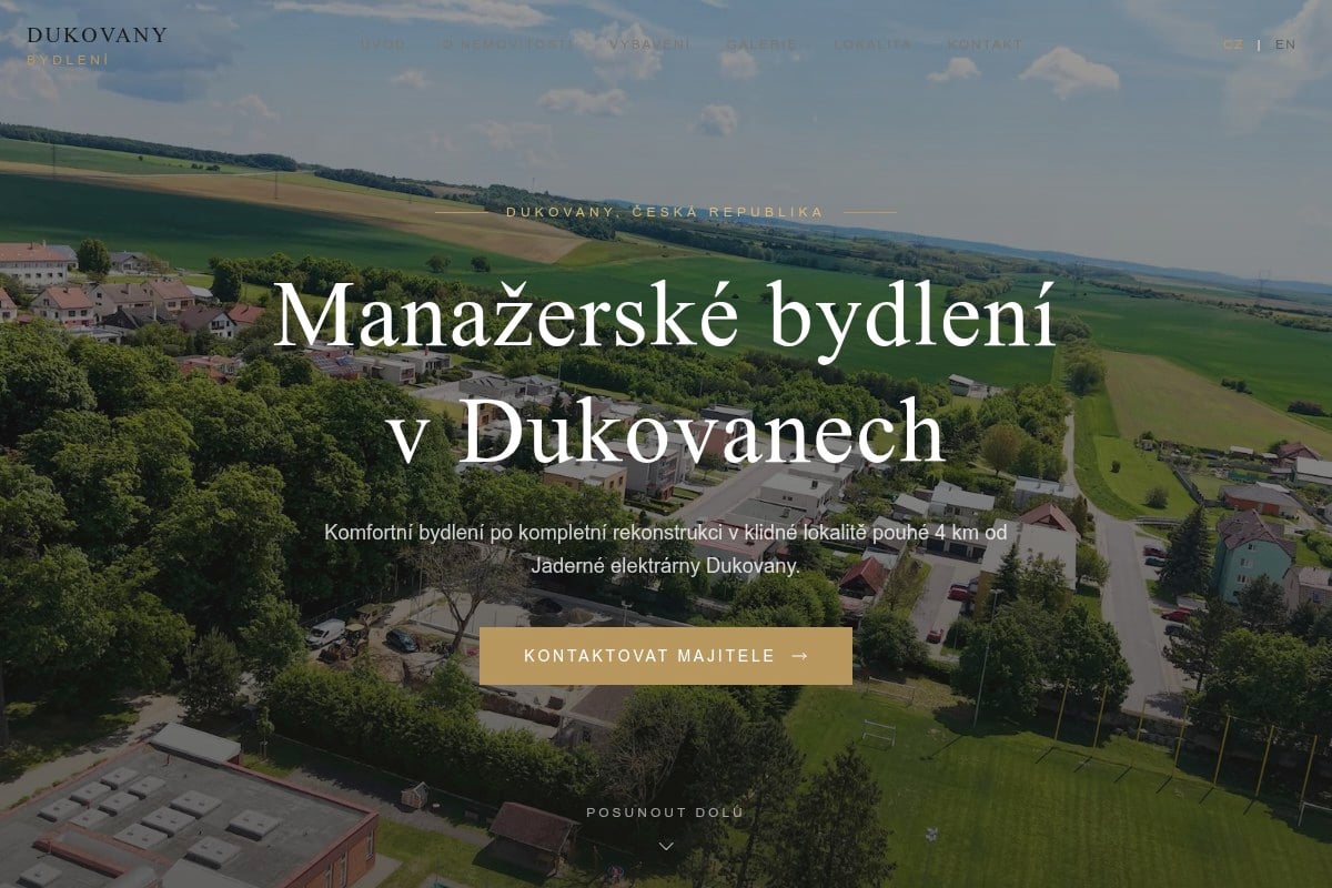 Náhled webu BydleniDukovany.com
