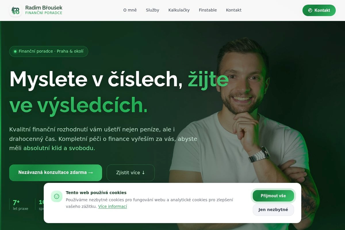 Náhled webu radimbrousek.cz